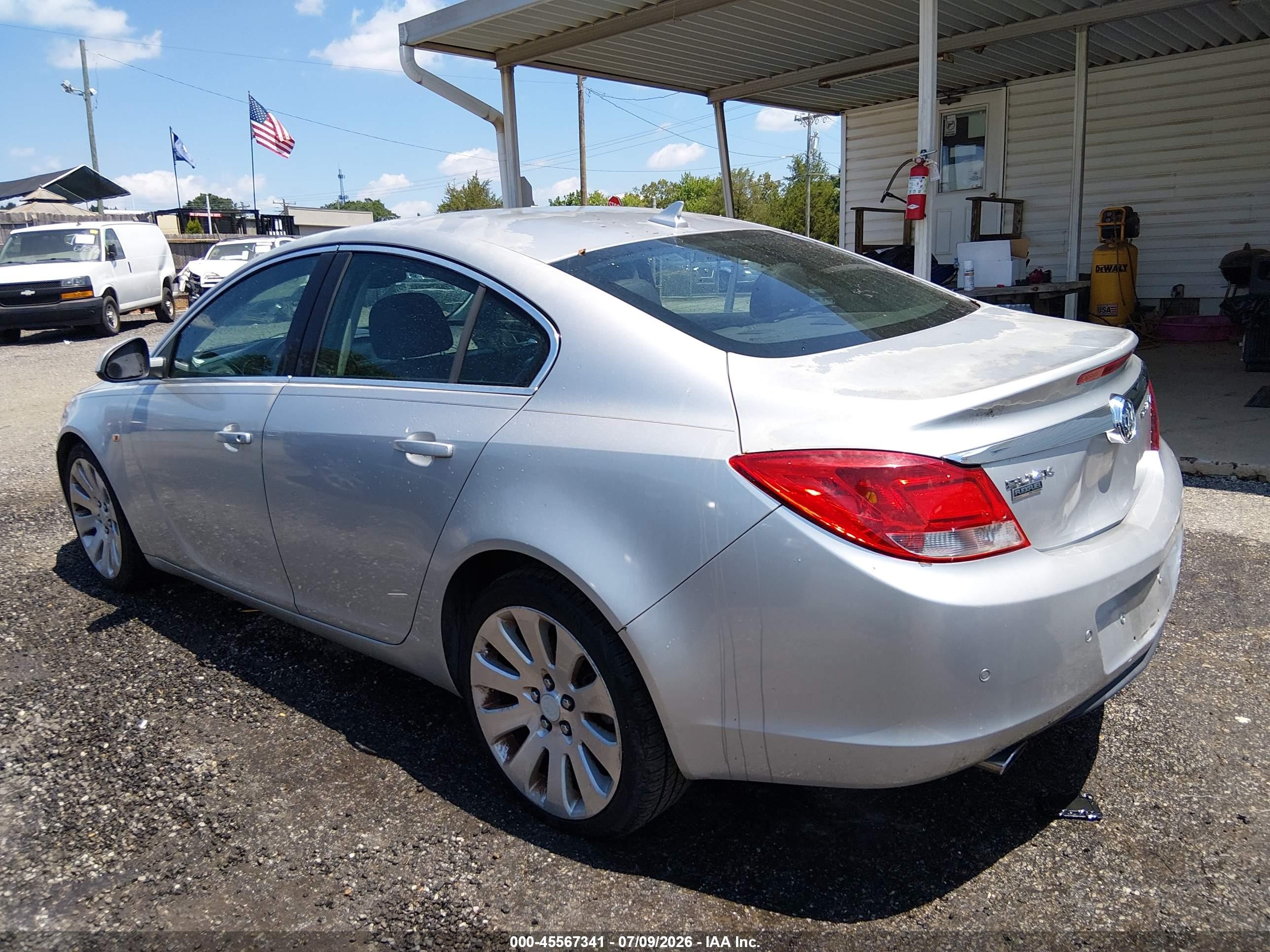 2011 Buick Regal Cxl Turbo Russelsheim Silver vin: W04G15GV6B1076372