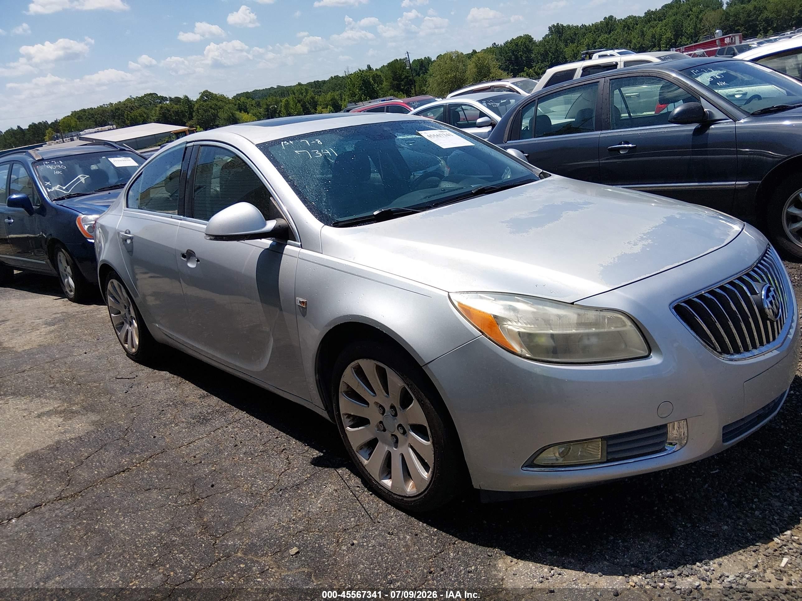 2011 Buick Regal Cxl Turbo Russelsheim Silver vin: W04G15GV6B1076372