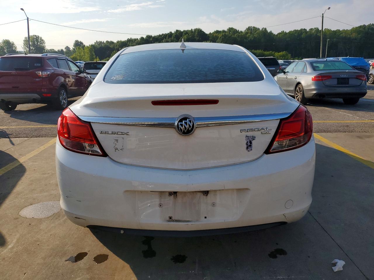 2011 Buick Regal Cxl White vin: W04GN5EC0B1010695