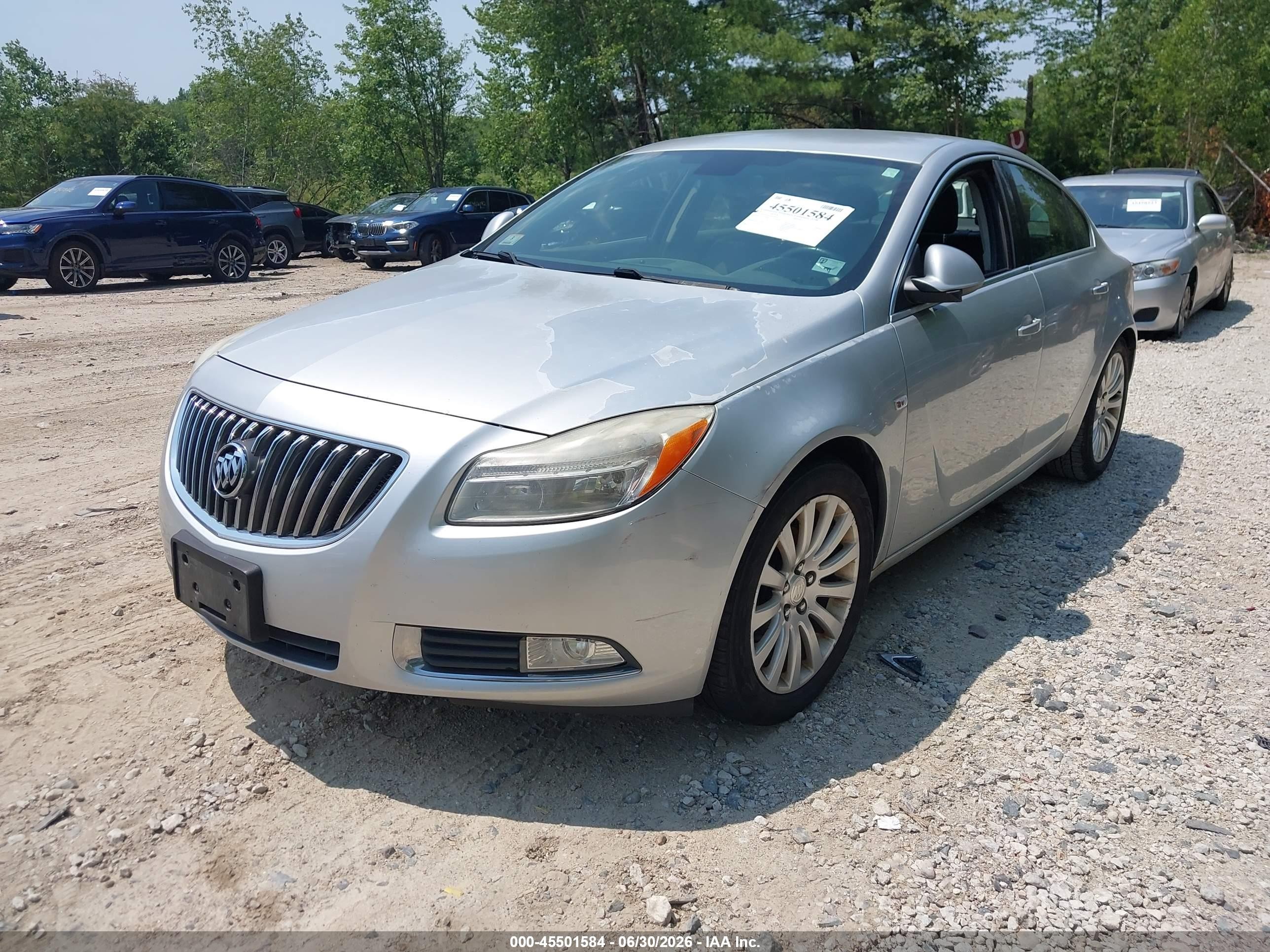 2011 Buick Regal Cxl Russelsheim Серебряный vin: W04GN5EC0B1014424