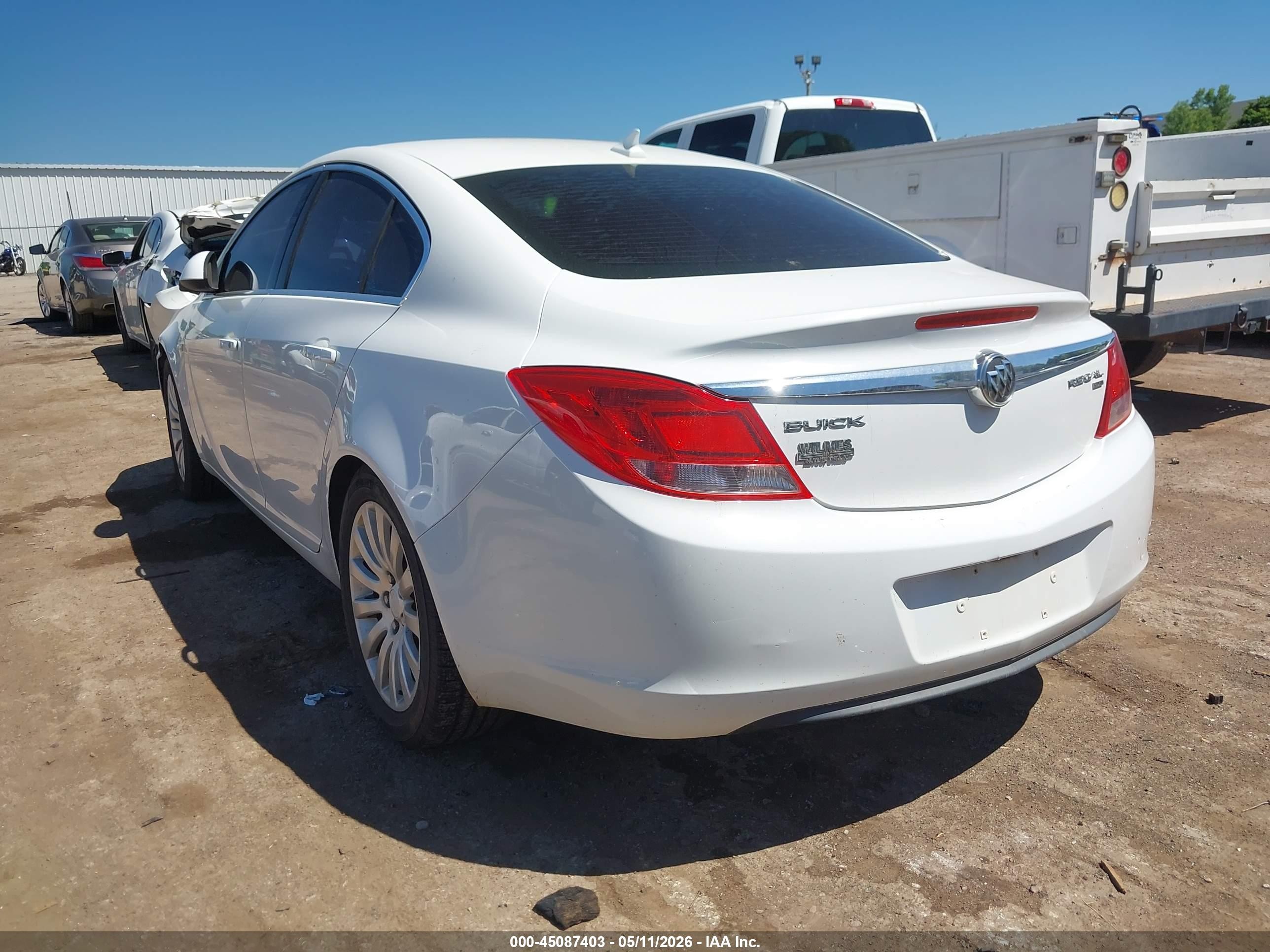 2011 Buick Regal Cxl Russelsheim White vin: W04GN5EC1B1072526