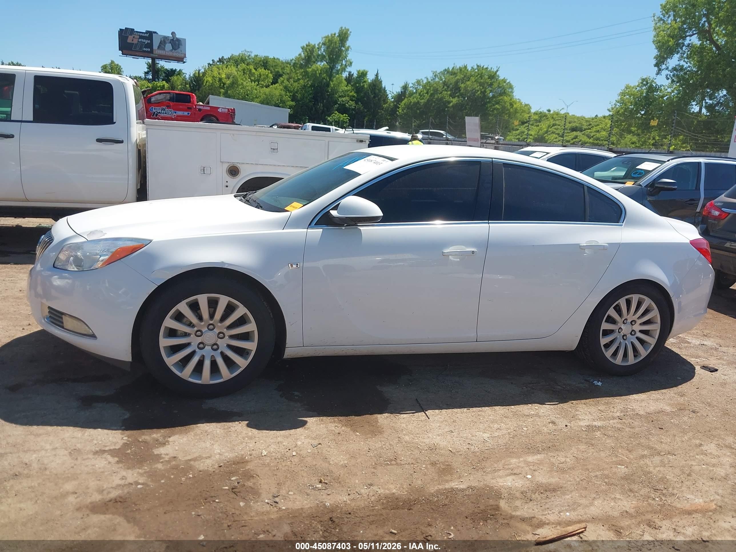 2011 Buick Regal Cxl Russelsheim White vin: W04GN5EC1B1072526