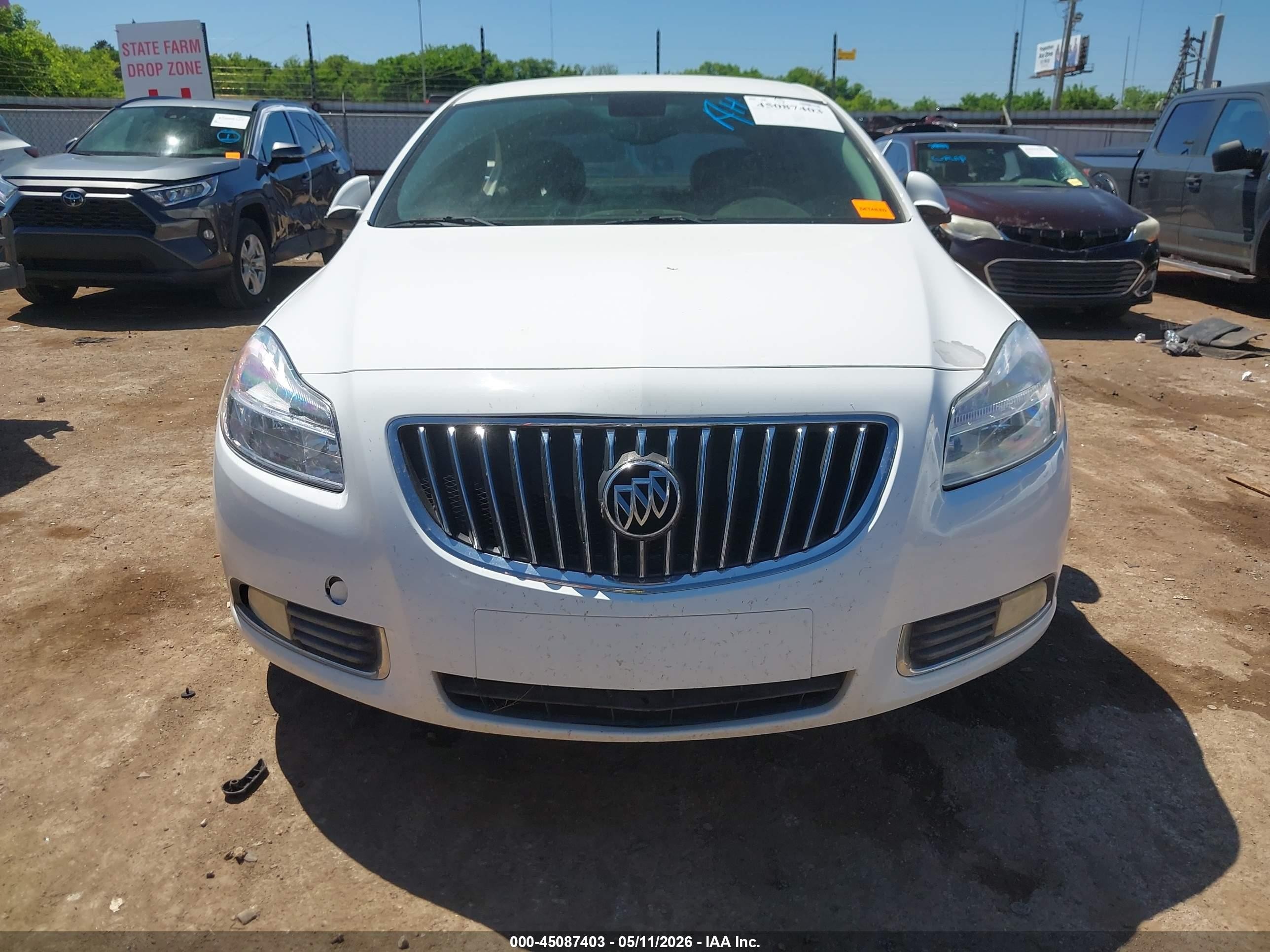 2011 Buick Regal Cxl Russelsheim White vin: W04GN5EC1B1072526