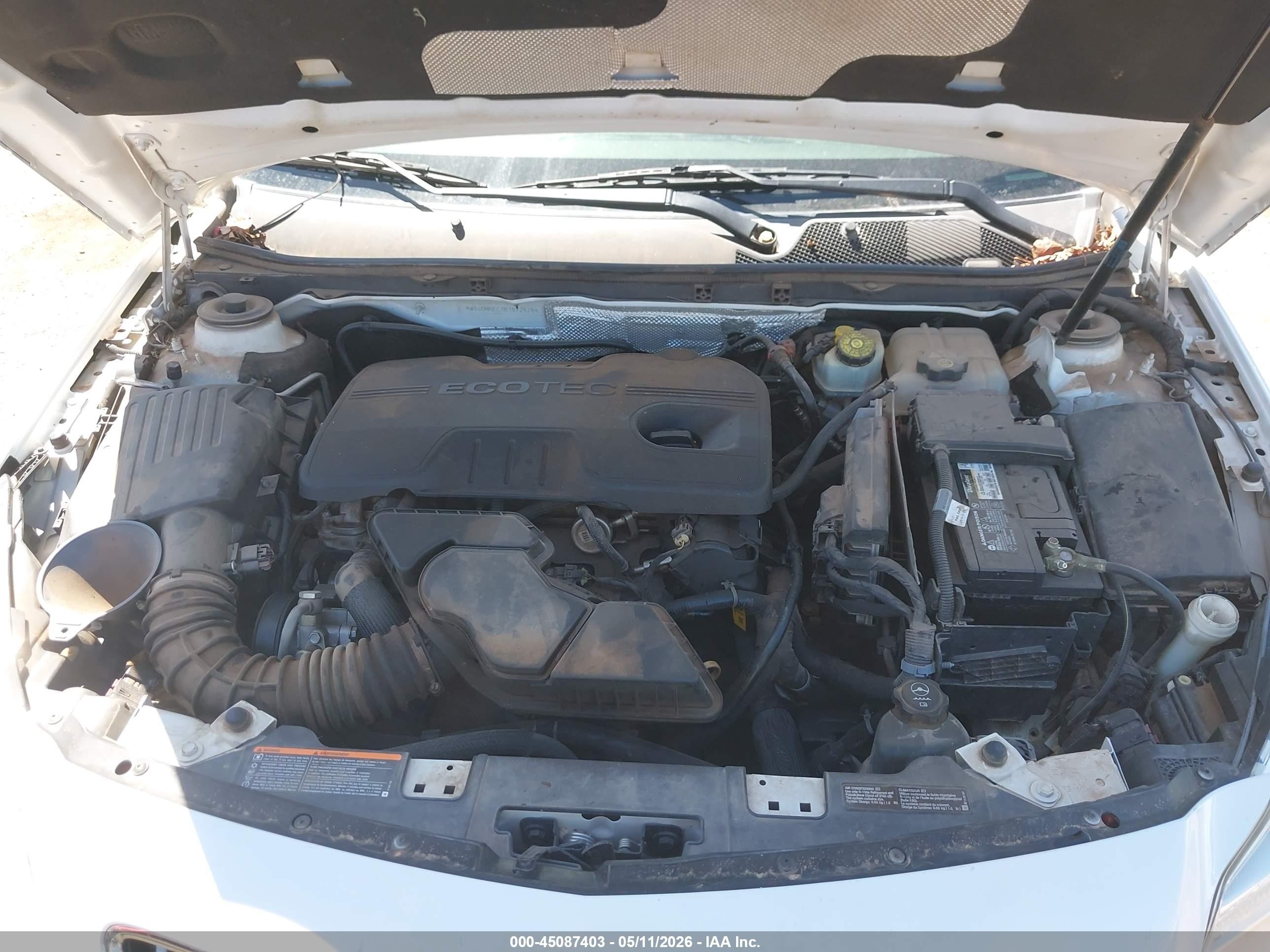 2011 Buick Regal Cxl Russelsheim White vin: W04GN5EC1B1072526