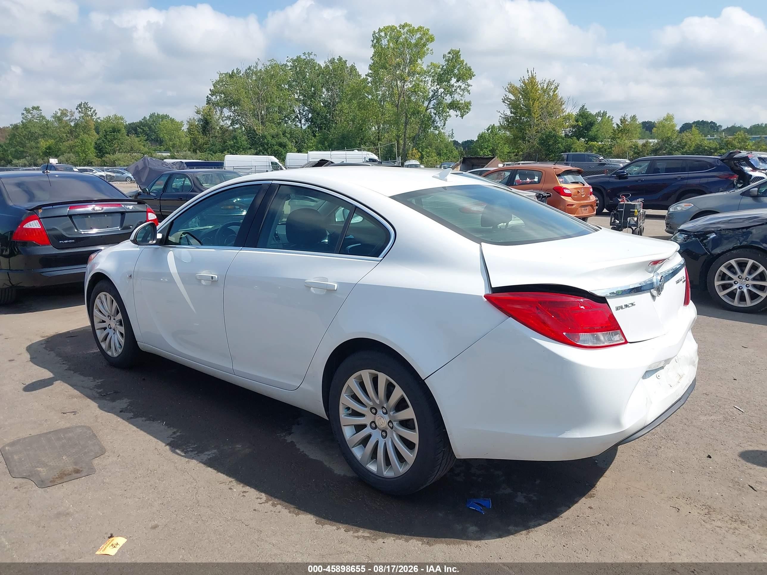 2011 Buick Regal Cxl Russelsheim White vin: W04GN5EC1B1091898
