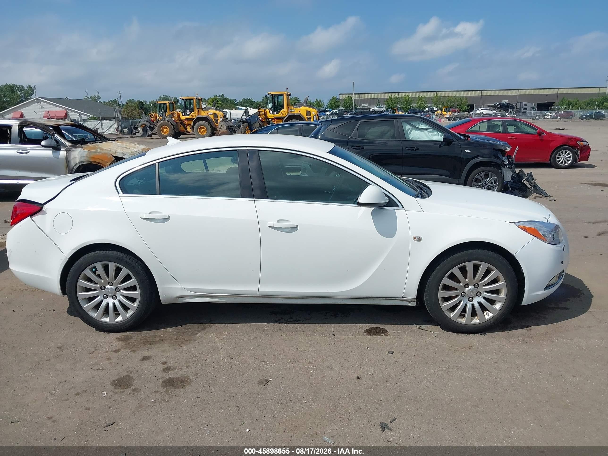 2011 Buick Regal Cxl Russelsheim White vin: W04GN5EC1B1091898