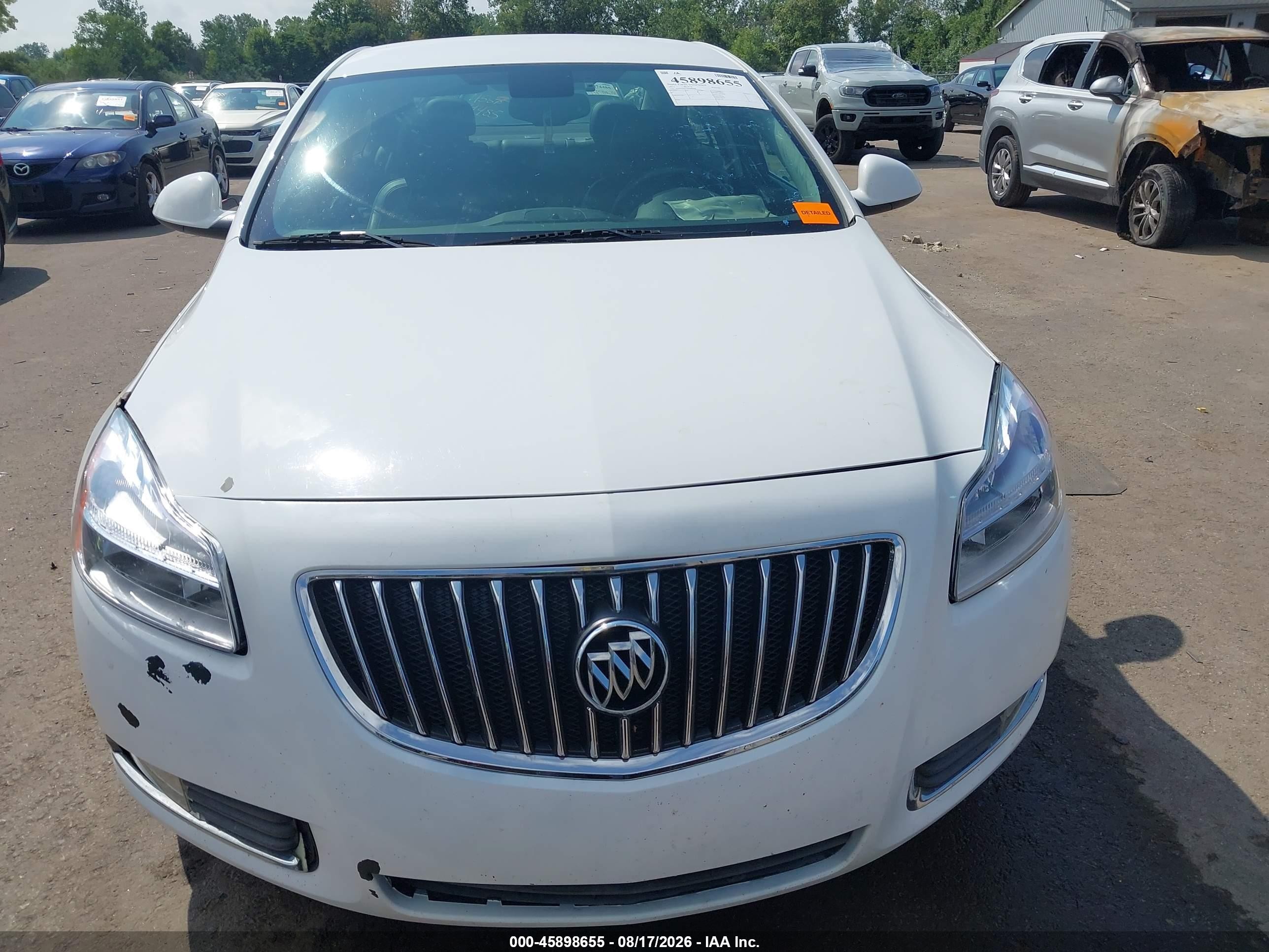 2011 Buick Regal Cxl Russelsheim White vin: W04GN5EC1B1091898