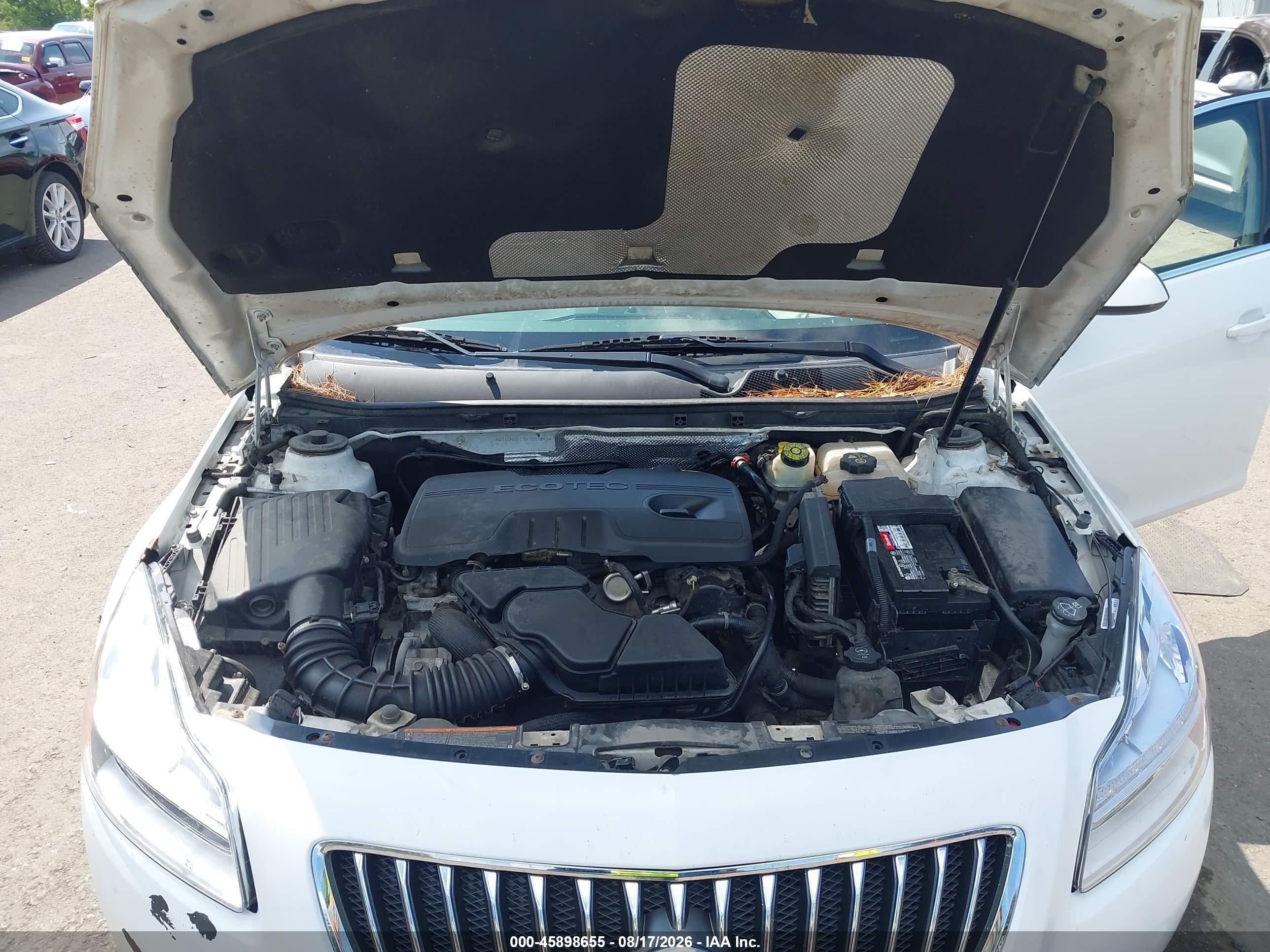 2011 Buick Regal Cxl Russelsheim White vin: W04GN5EC1B1091898