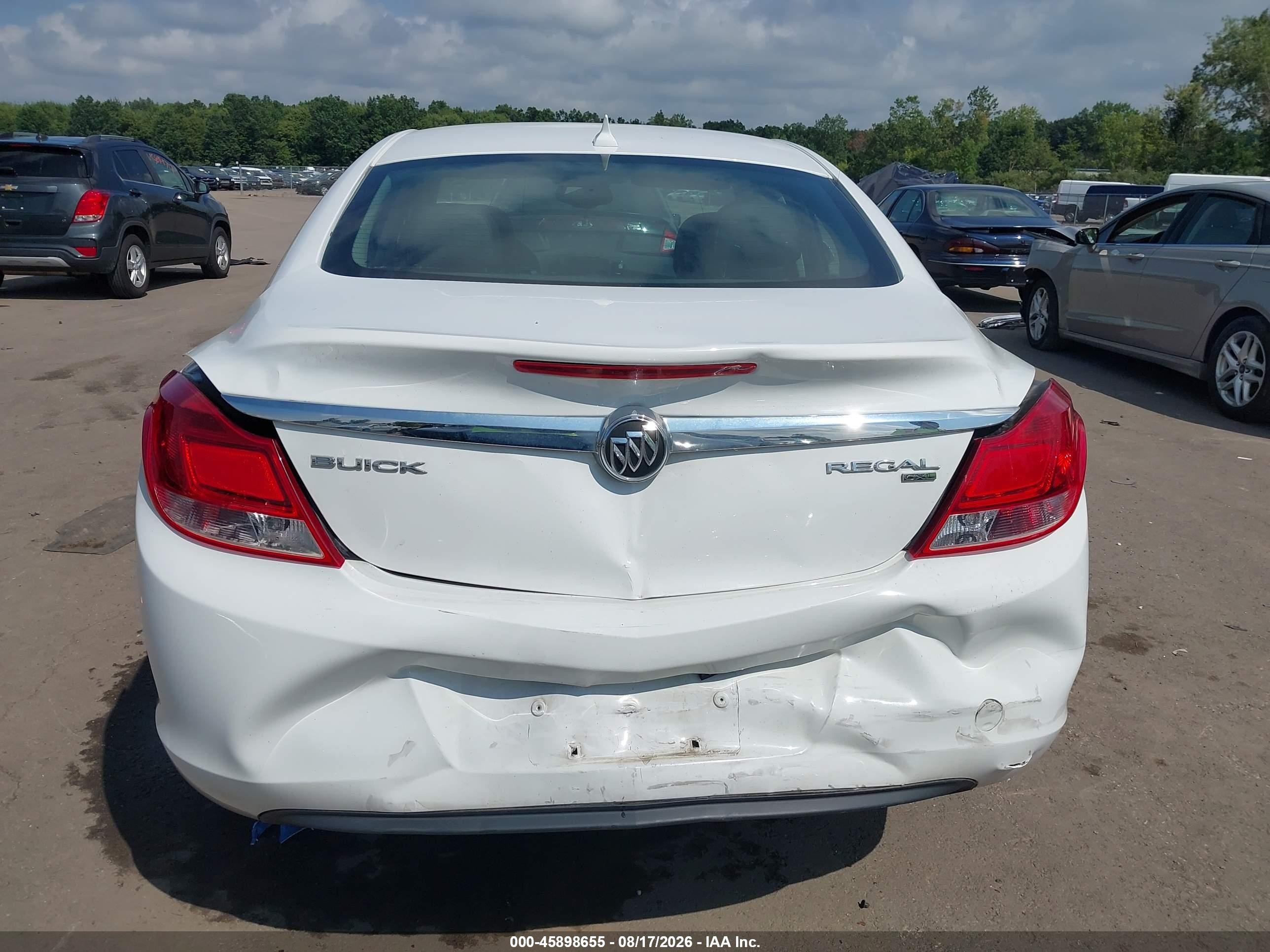 2011 Buick Regal Cxl Russelsheim White vin: W04GN5EC1B1091898