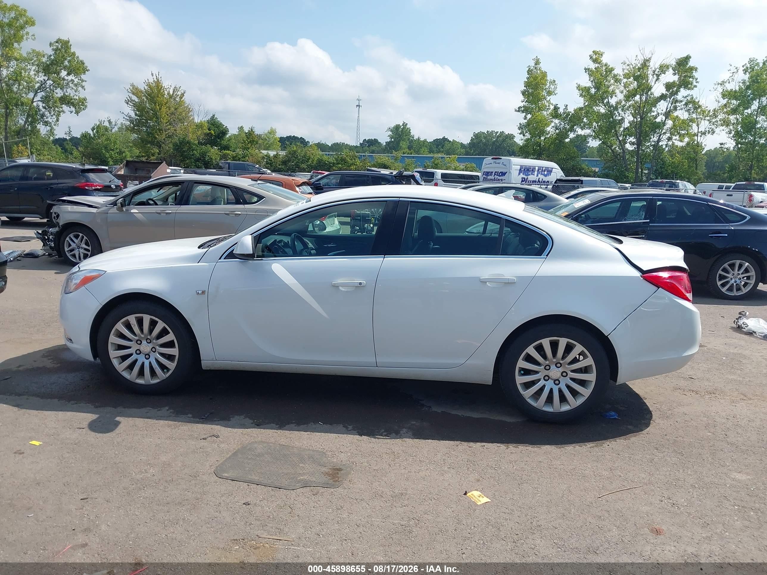 2011 Buick Regal Cxl Russelsheim White vin: W04GN5EC1B1091898