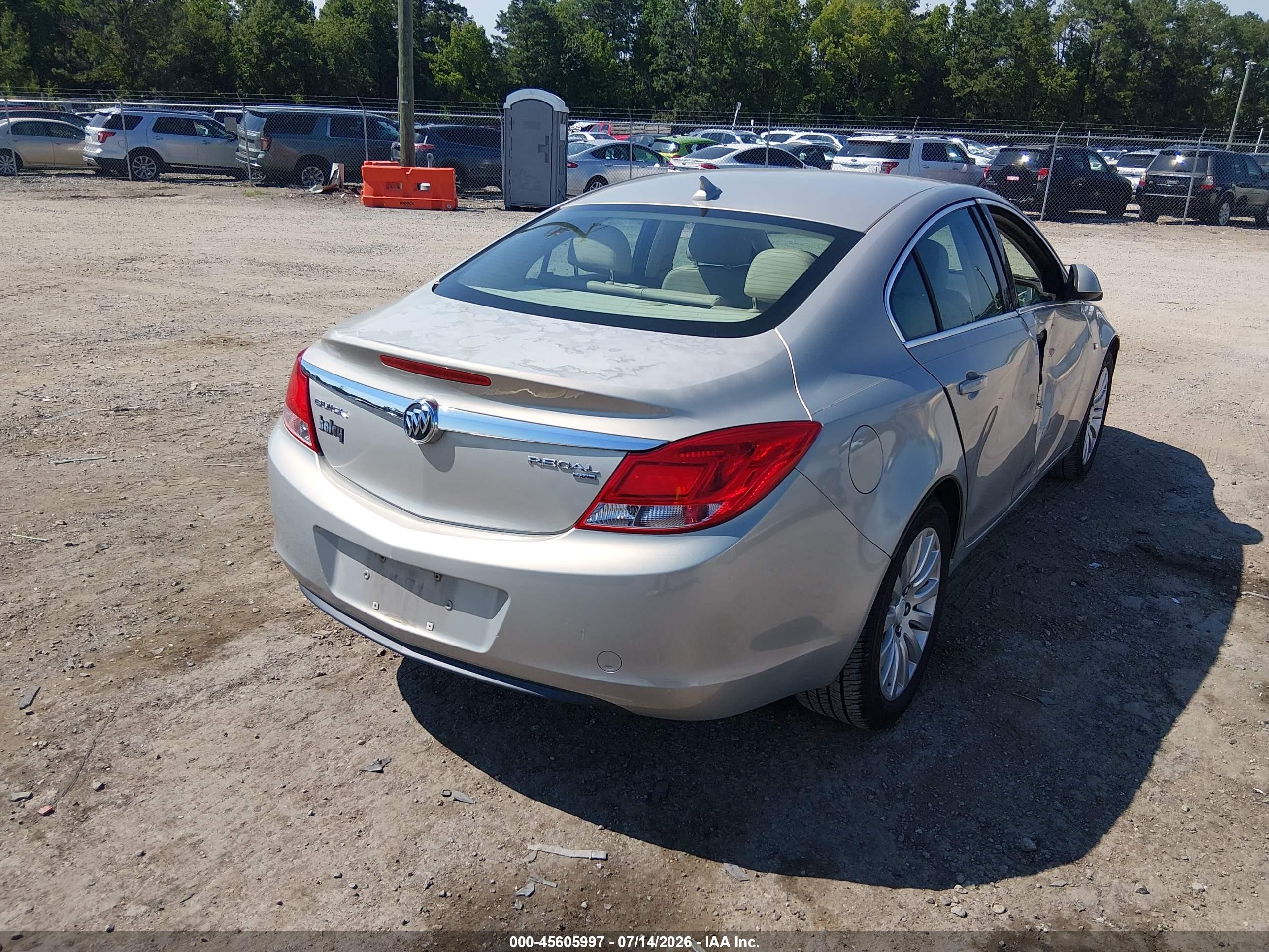 2011 Buick Regal Cxl Russelsheim Silver vin: W04GN5EC2B1111995