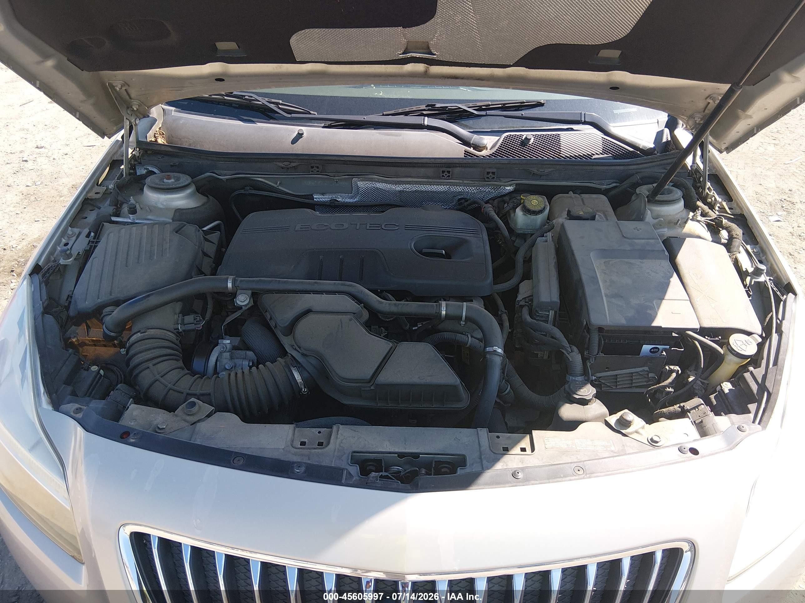2011 Buick Regal Cxl Russelsheim Silver vin: W04GN5EC2B1111995