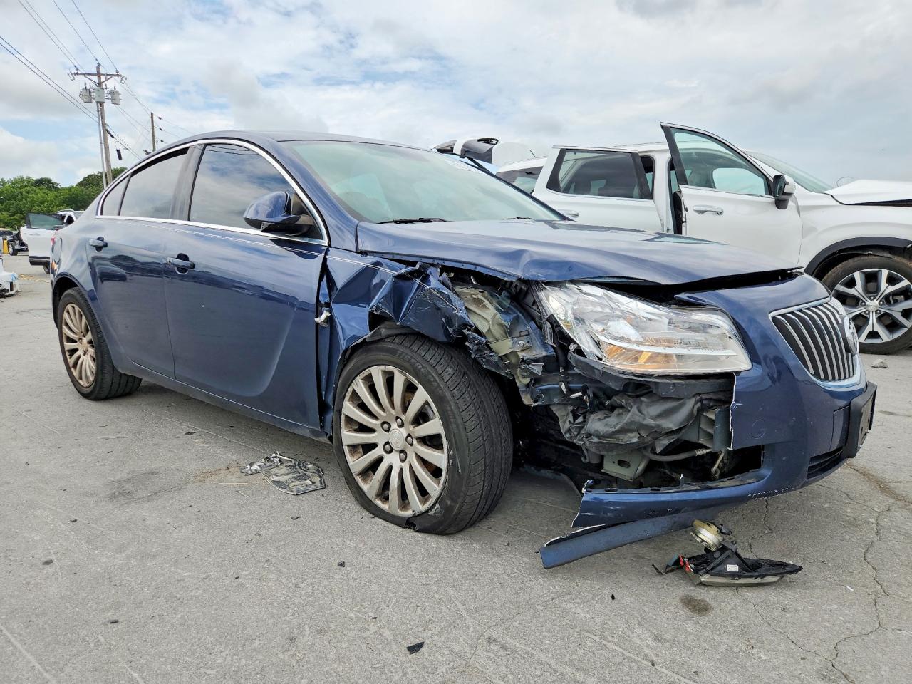 2011 Buick Regal Cxl Blue vin: W04GN5EC9B1006211