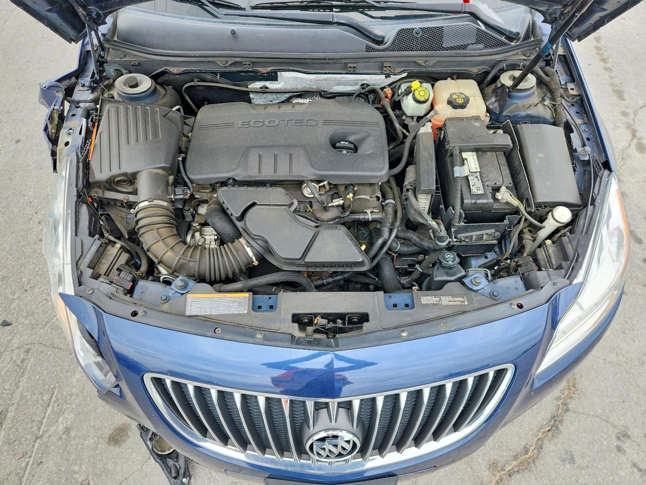 2011 Buick Regal Cxl Blue vin: W04GN5EC9B1006211