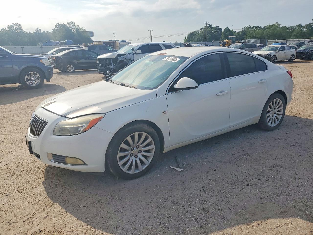 2011 Buick Regal Cxl White vin: W04GN5EC9B1094189
