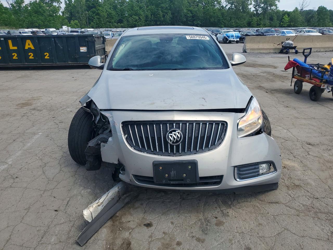 2011 Buick Regal Cxl Silver vin: W04GP5EC0B1005314