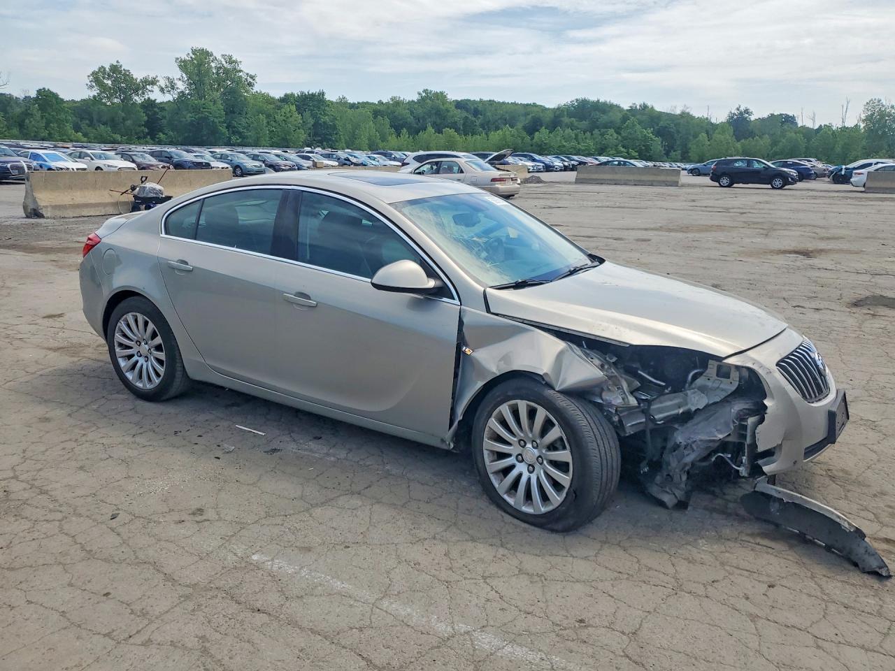 2011 Buick Regal Cxl Silver vin: W04GP5EC0B1005314