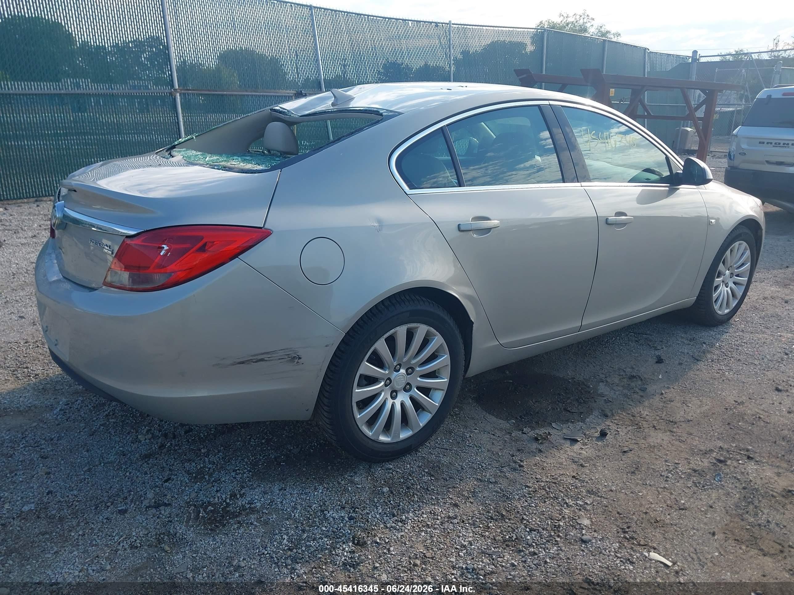 2011 Buick Regal Cxl Russelsheim Tan vin: W04GP5EC1B1051833