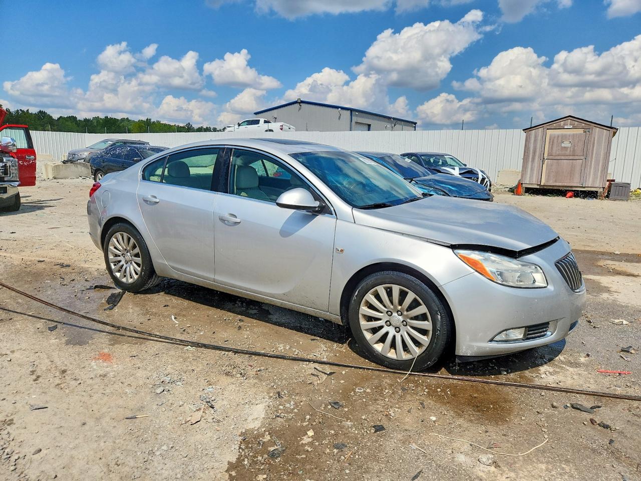 2011 Buick Regal Cxl Silver vin: W04GP5EC1B1074528