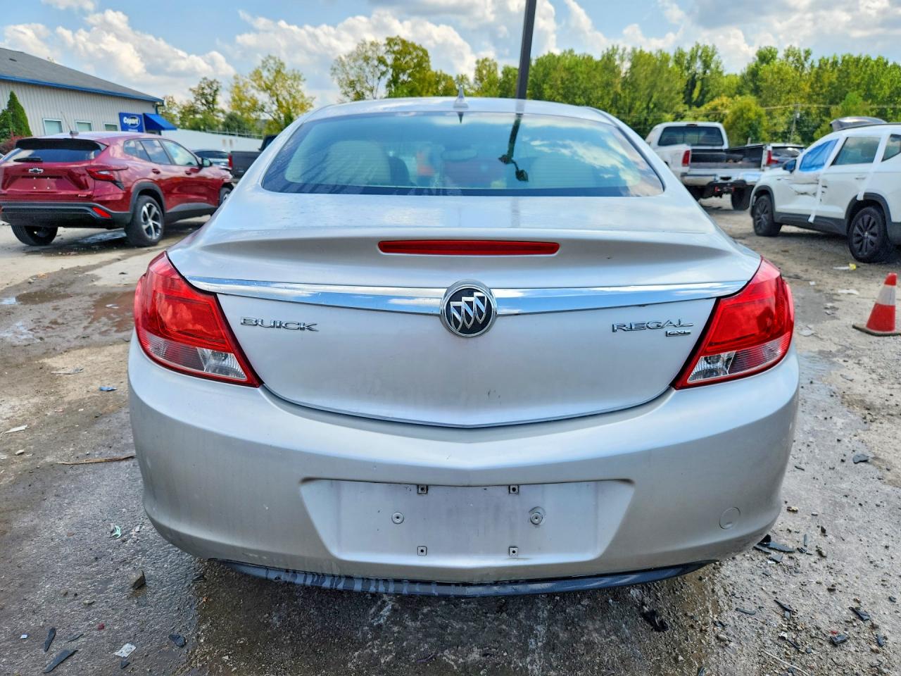 2011 Buick Regal Cxl Silver vin: W04GP5EC1B1074528