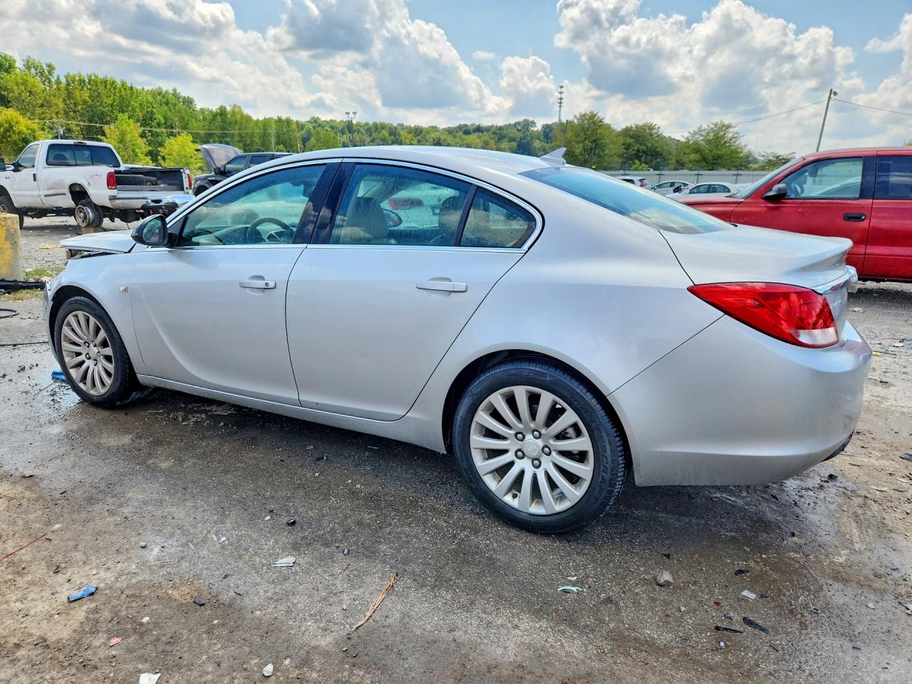 2011 Buick Regal Cxl Silver vin: W04GP5EC1B1074528