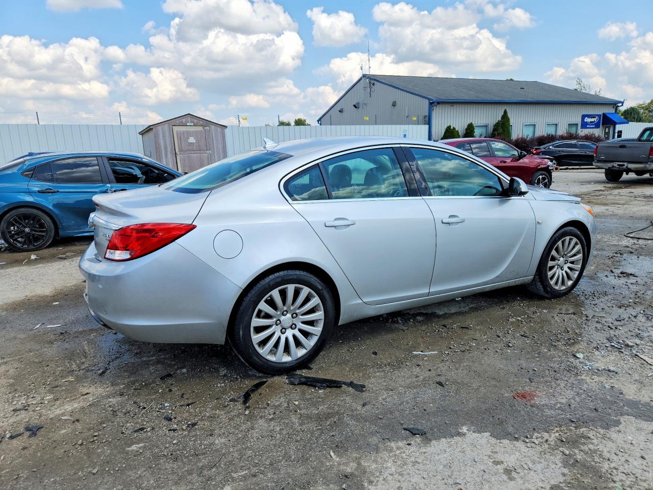 2011 Buick Regal Cxl Silver vin: W04GP5EC1B1074528