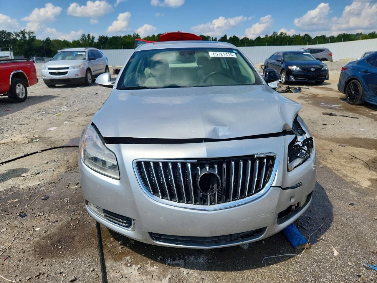2011 Buick Regal Cxl Silver vin: W04GP5EC1B1074528