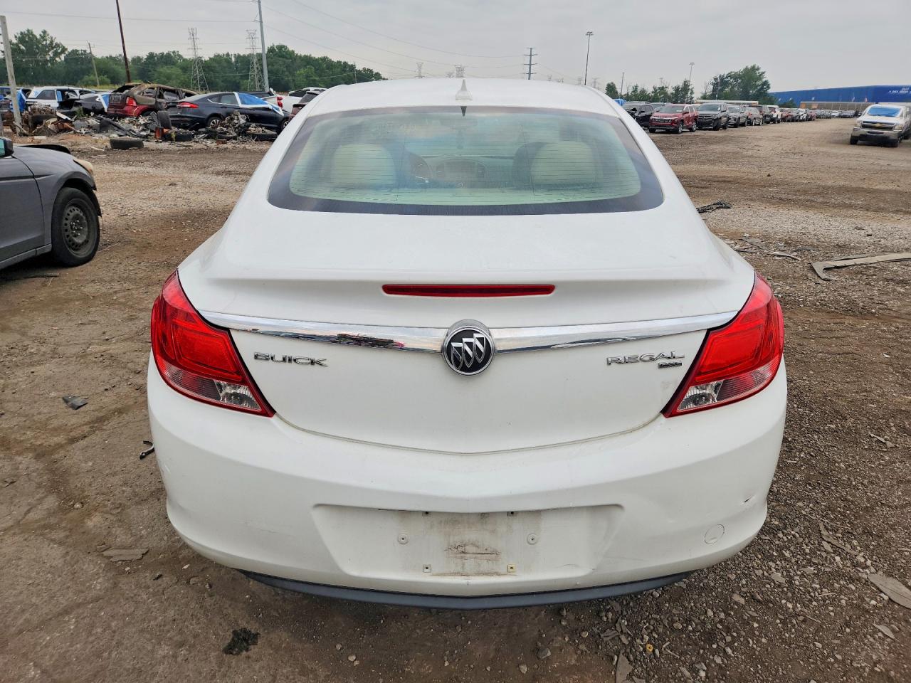 2011 Buick Regal Cxl Белый vin: W04GP5EC1B1129429