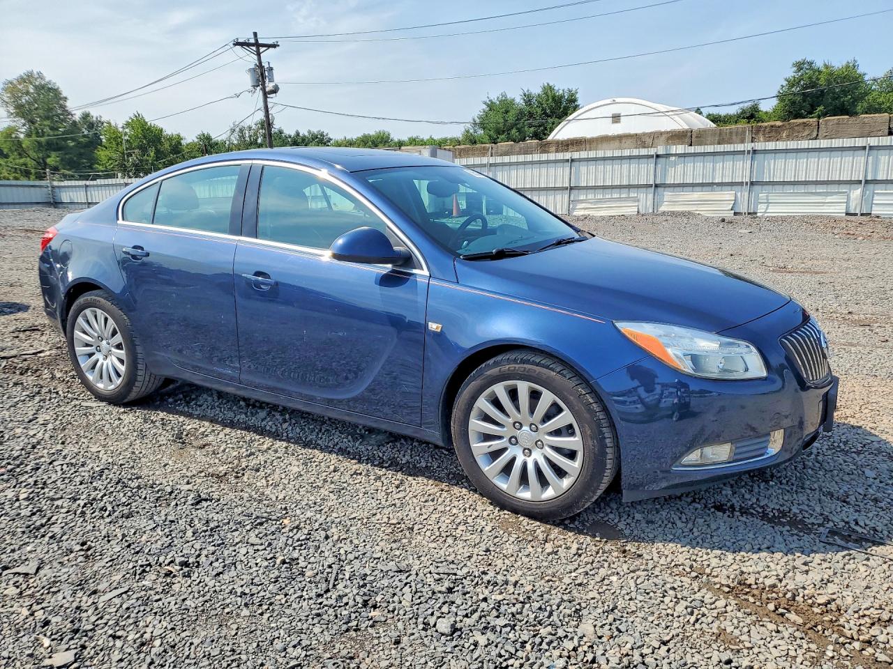 2011 Buick Regal Cxl Blue vin: W04GP5EC7B1019291