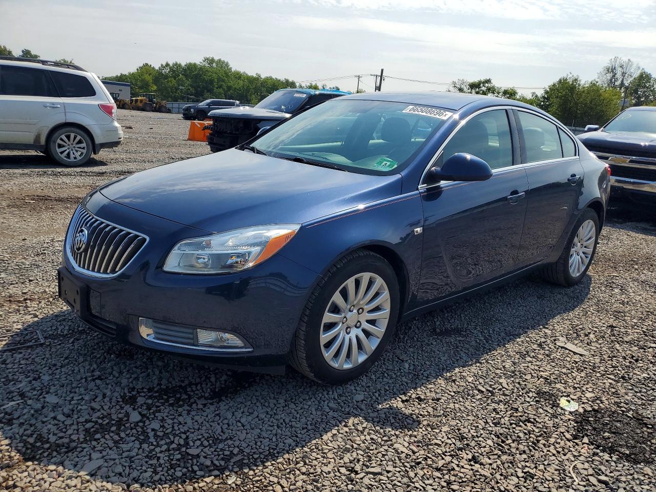 2011 Buick Regal Cxl Blue vin: W04GP5EC7B1019291