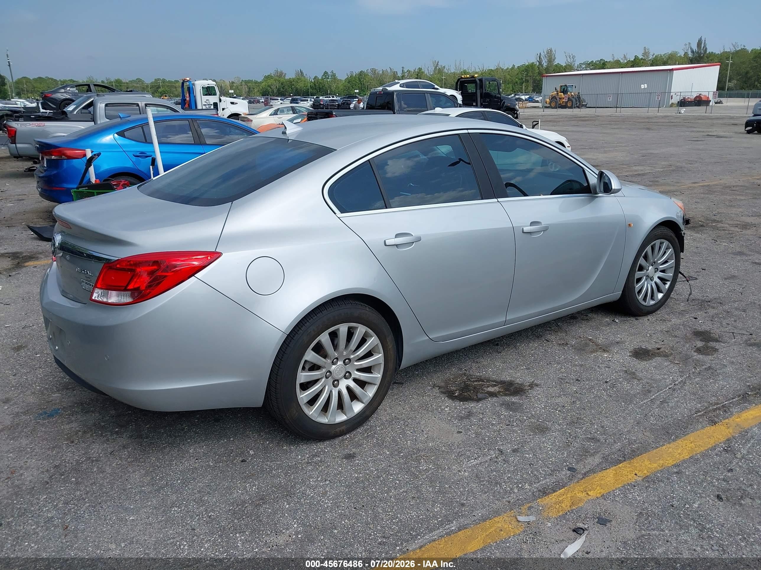 2011 Buick Regal Cxl Russelsheim Silver vin: W04GR5EC0B1000589