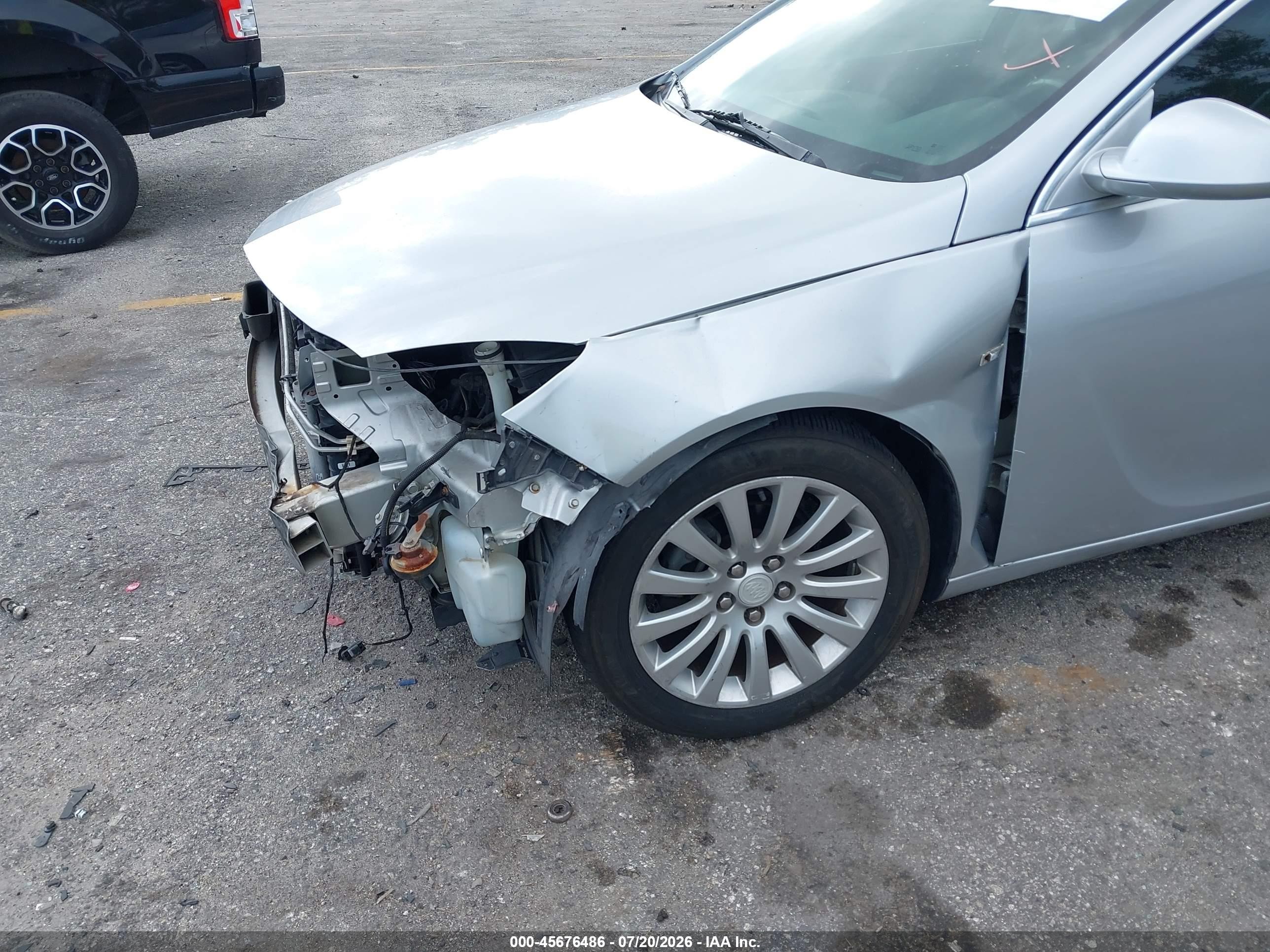 2011 Buick Regal Cxl Russelsheim Silver vin: W04GR5EC0B1000589