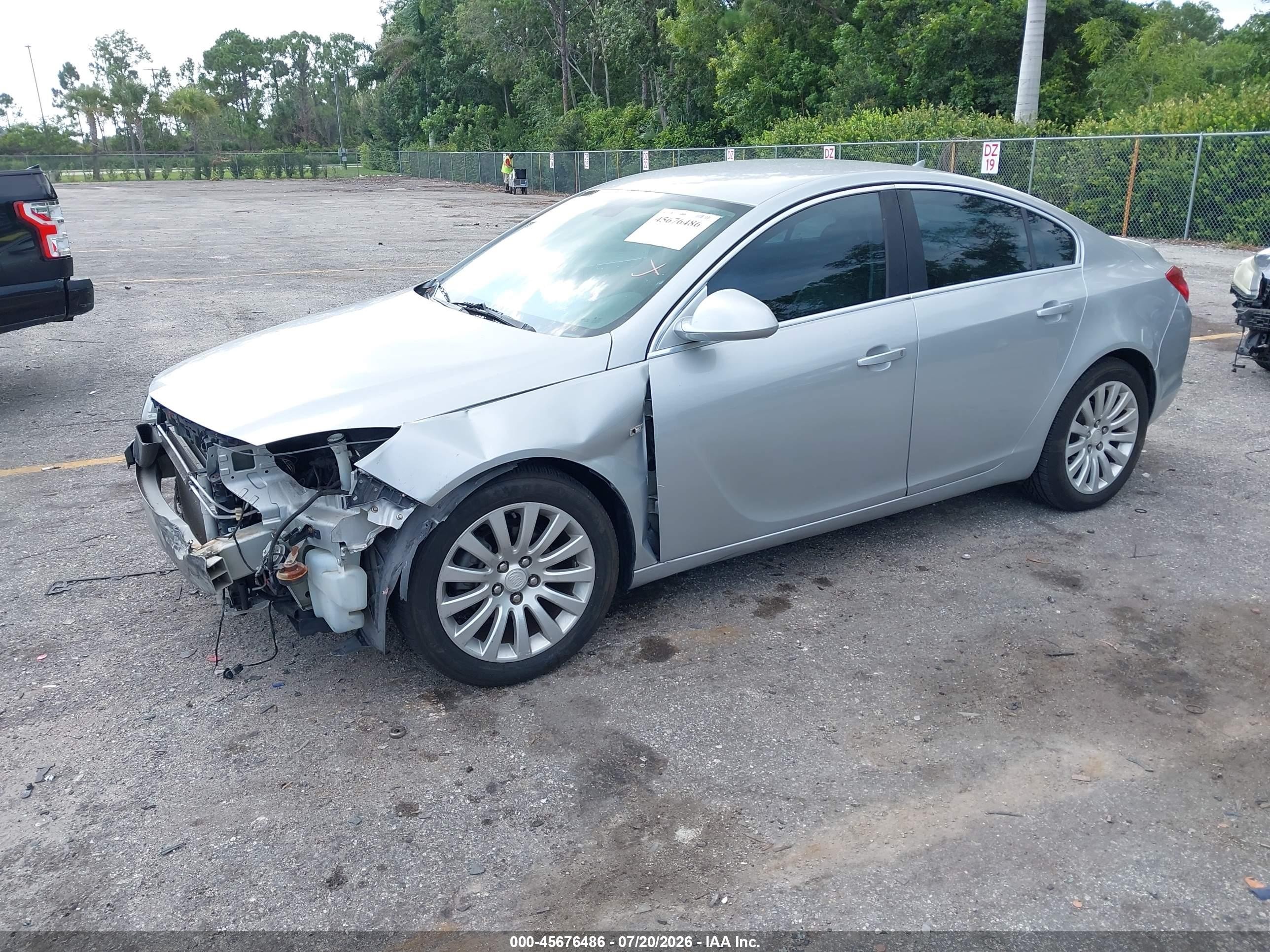 2011 Buick Regal Cxl Russelsheim Silver vin: W04GR5EC0B1000589
