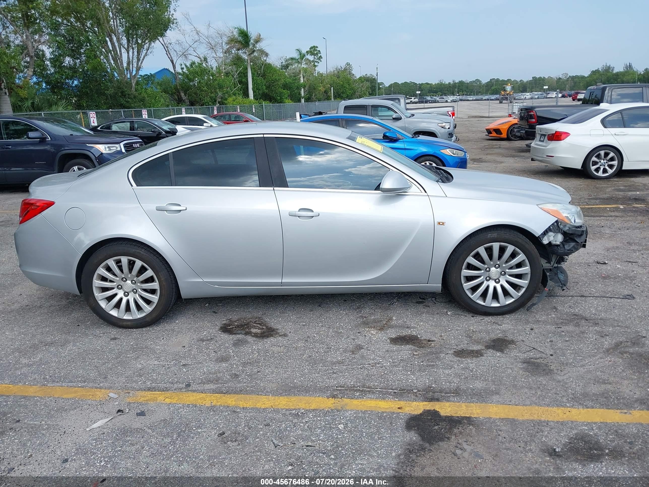 2011 Buick Regal Cxl Russelsheim Silver vin: W04GR5EC0B1000589