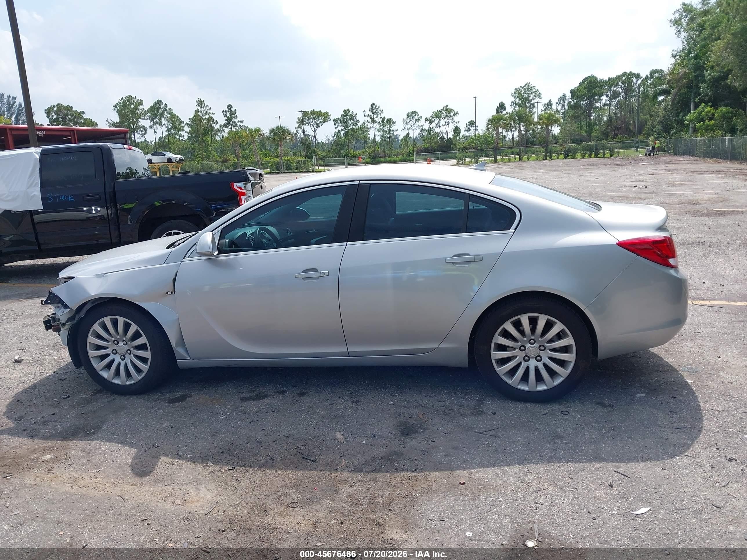 2011 Buick Regal Cxl Russelsheim Silver vin: W04GR5EC0B1000589