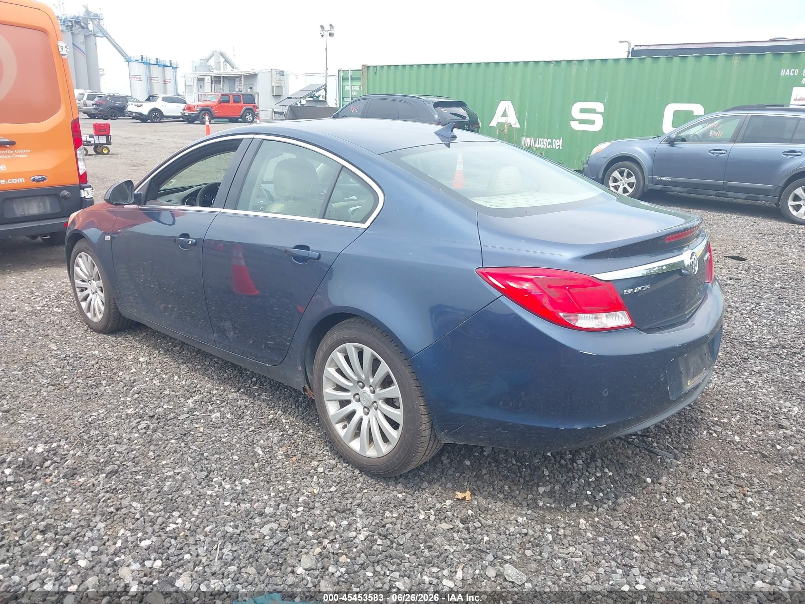 2011 Buick Regal Cxl Russelsheim Синий vin: W04GR5EC4B1081516