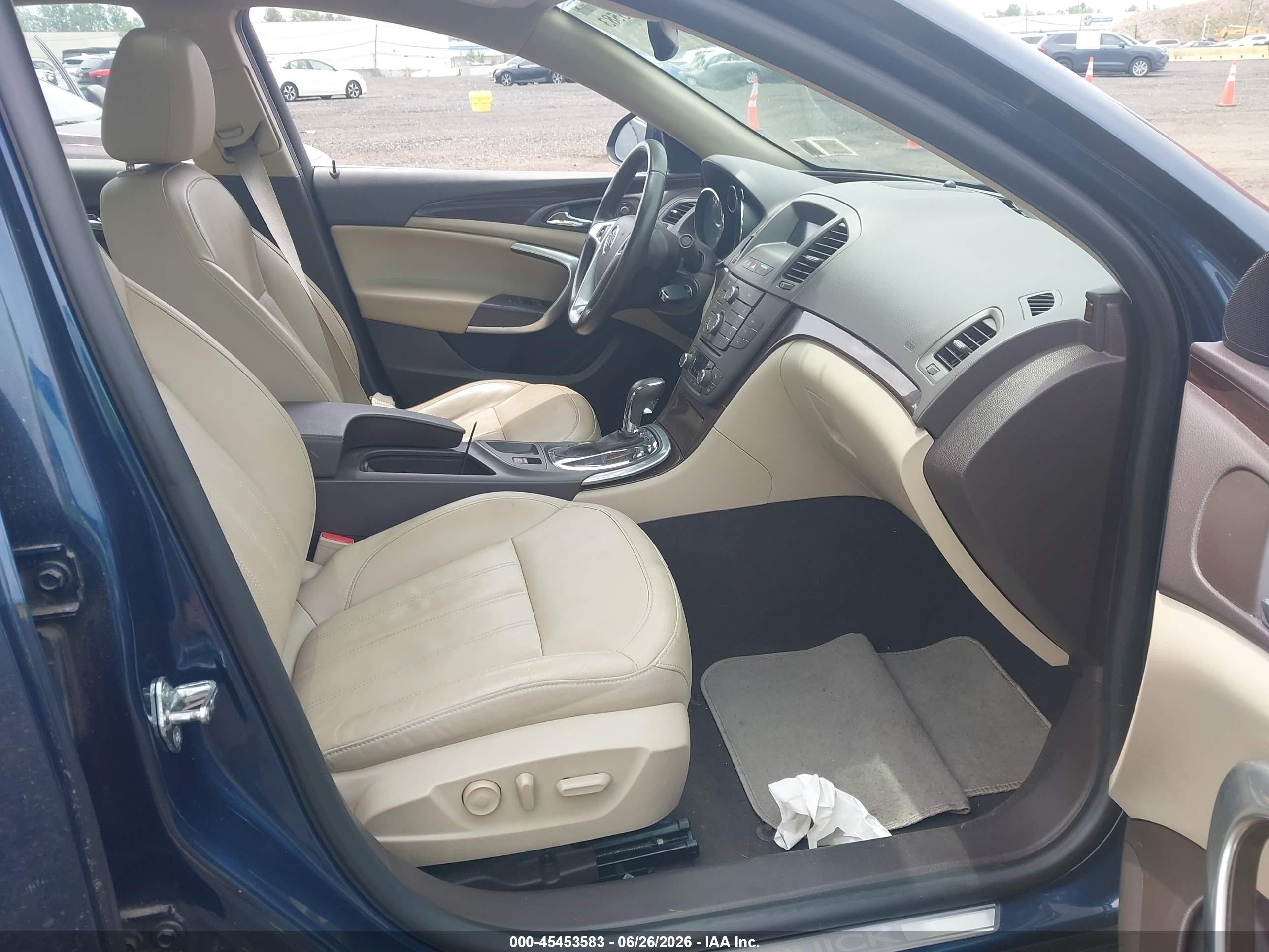 2011 Buick Regal Cxl Russelsheim Синий vin: W04GR5EC4B1081516