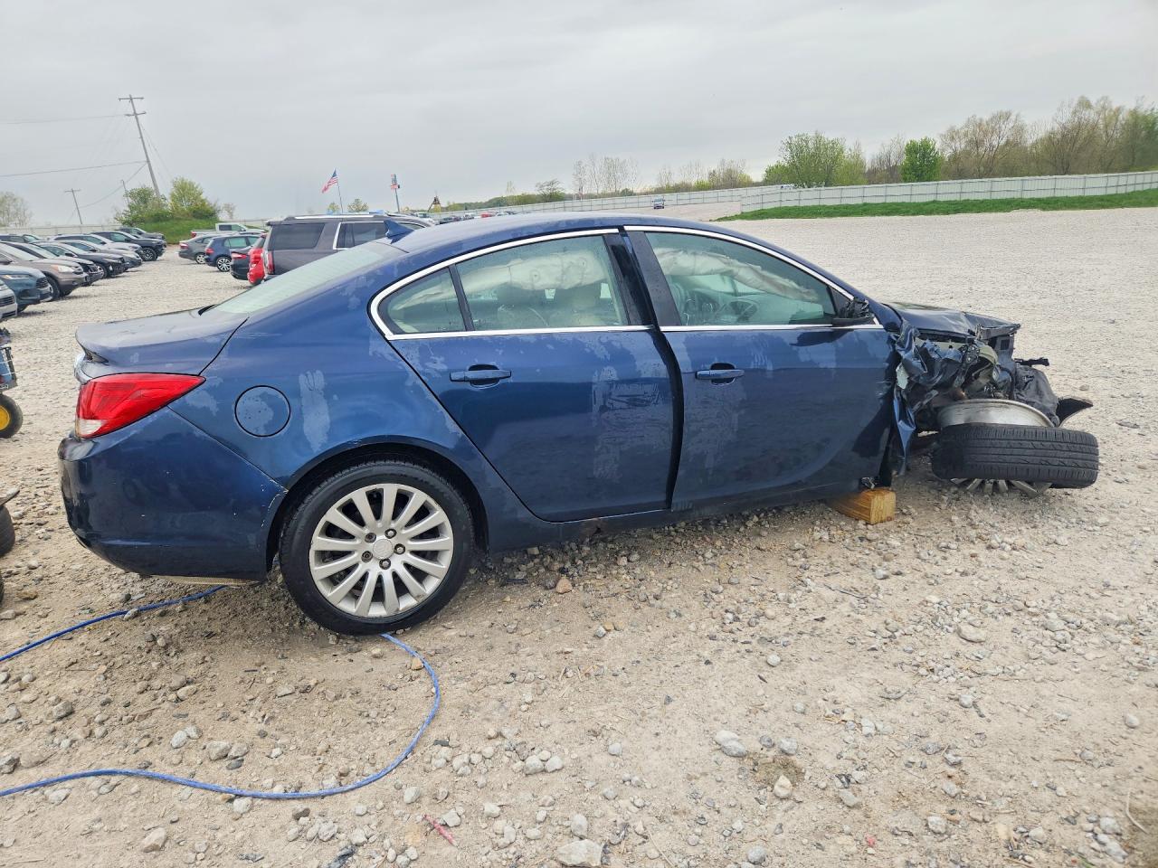 2011 Buick Regal Cxl Синий vin: W04GR5EC5B1072355