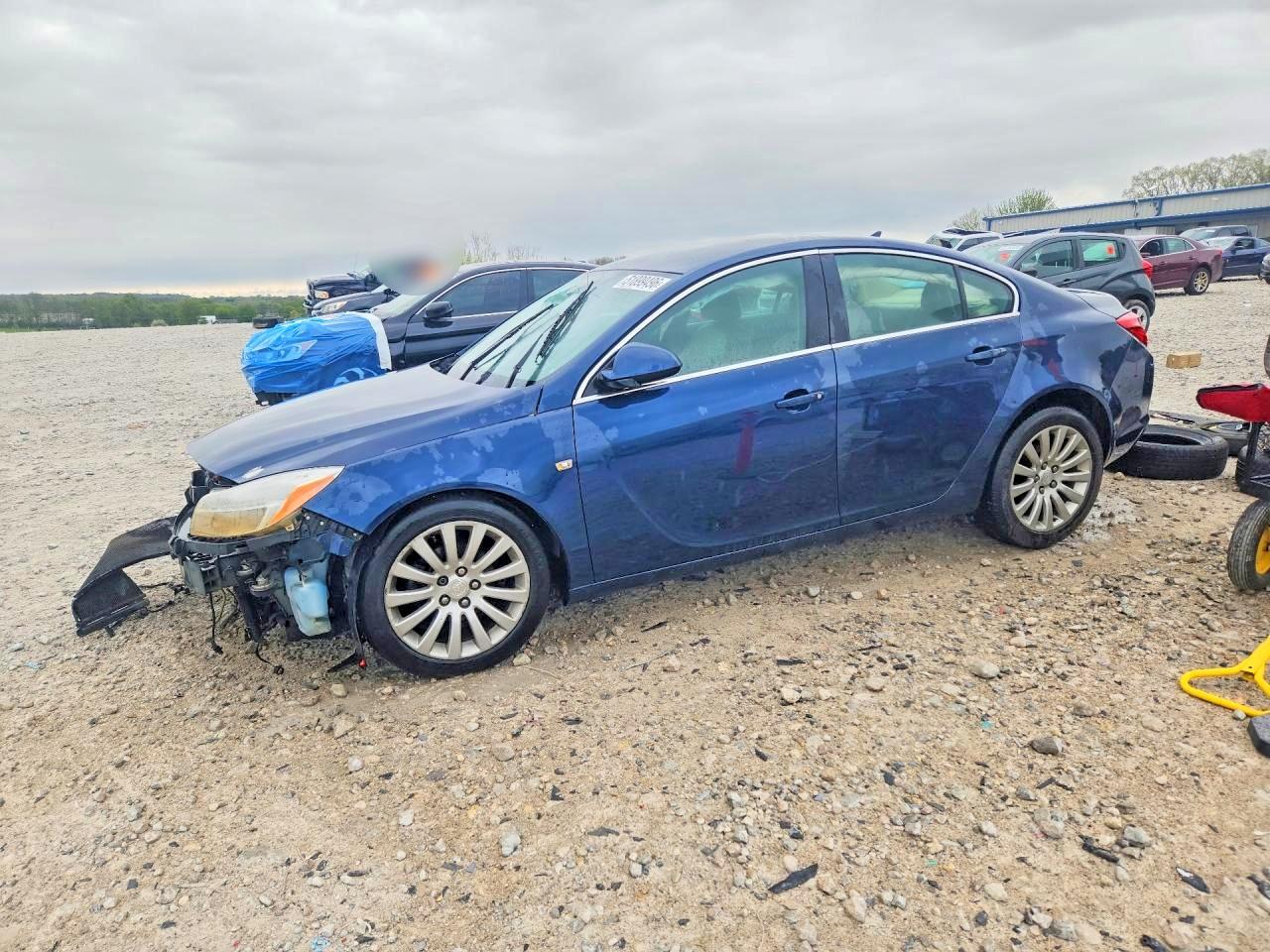 2011 Buick Regal Cxl Синий vin: W04GR5EC5B1072355