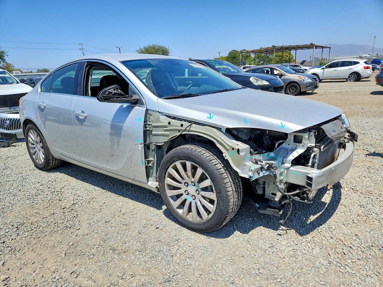 2011 Buick Regal Cxl Silver vin: W04GR5EC6B1008423
