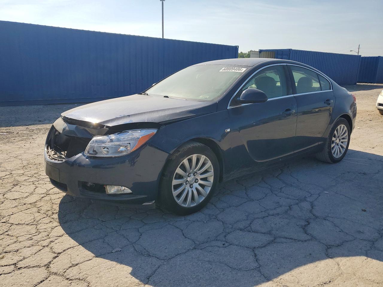2011 Buick Regal Cxl Blue vin: W04GR5EC9B1033123