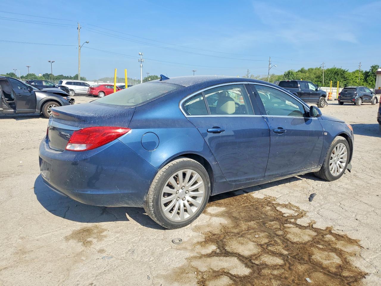 2011 Buick Regal Cxl Blue vin: W04GR5EC9B1033123