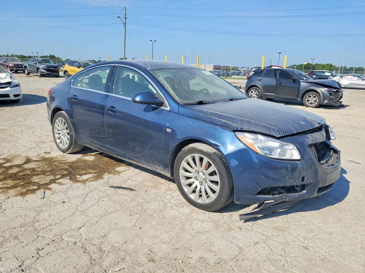2011 Buick Regal Cxl Blue vin: W04GR5EC9B1033123
