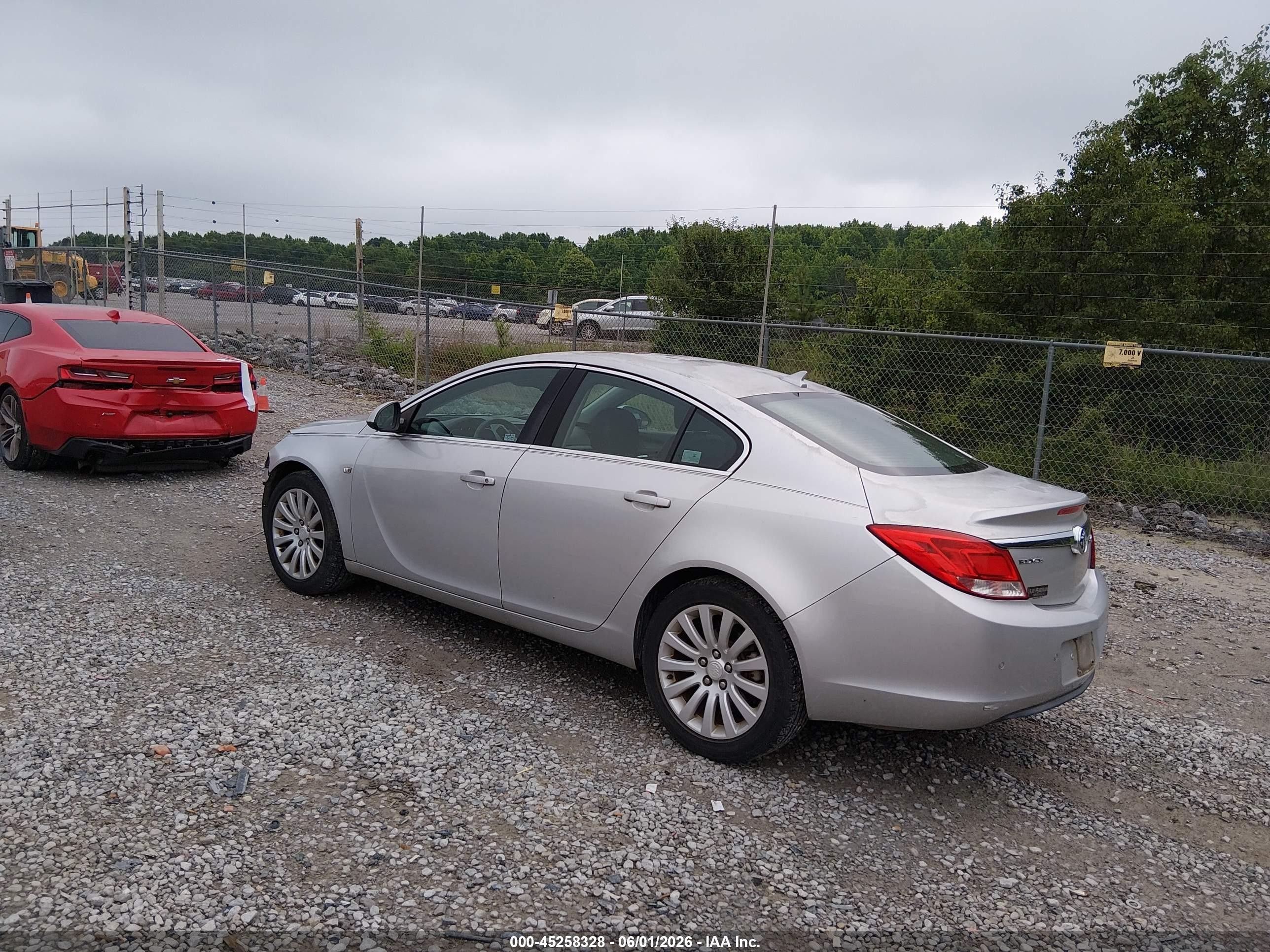 2011 Buick Regal Cxl Russelsheim Серебряный vin: W04GR5ECXB1085828