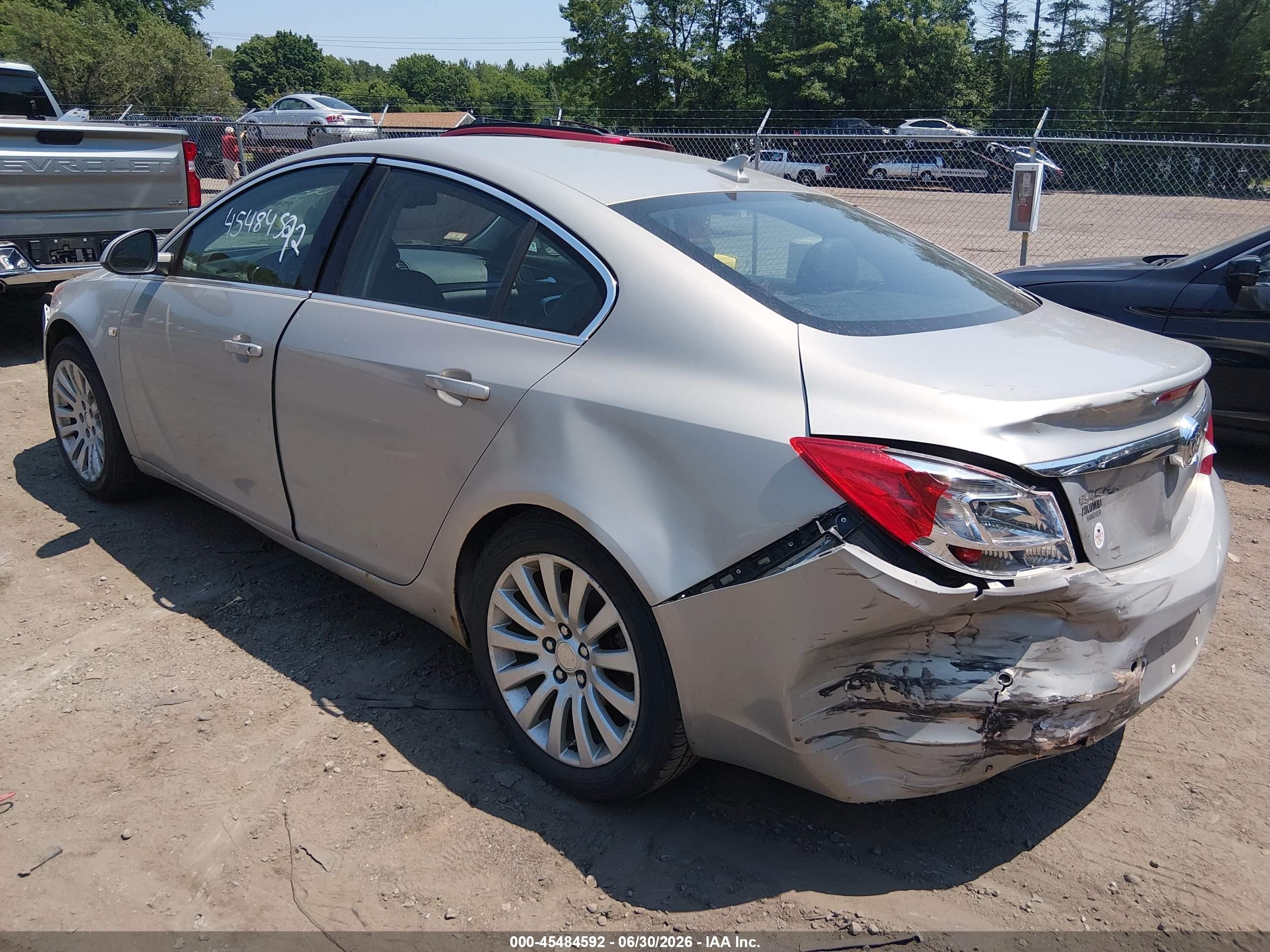 2011 Buick Regal Cxl Russelsheim Серебряный vin: W04GS5EC5B1003296
