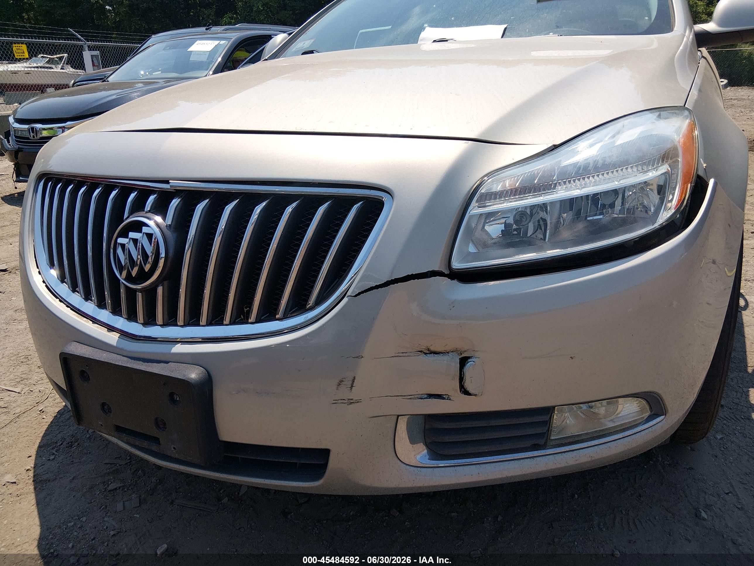 2011 Buick Regal Cxl Russelsheim Серебряный vin: W04GS5EC5B1003296