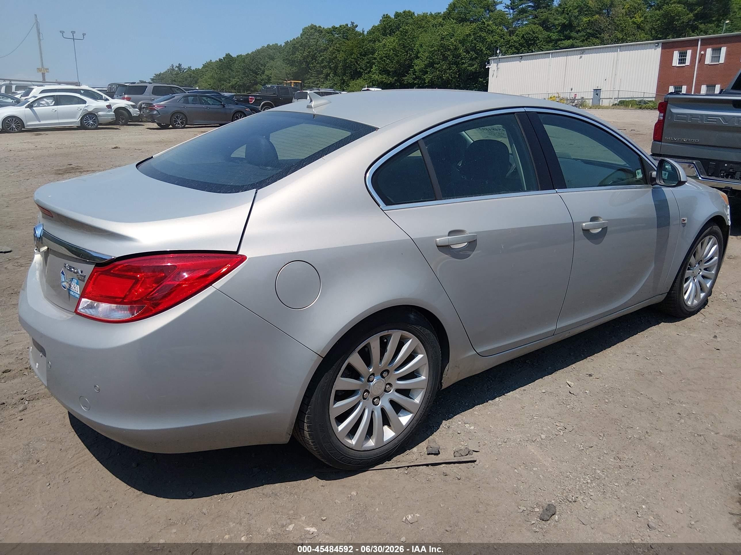 2011 Buick Regal Cxl Russelsheim Серебряный vin: W04GS5EC5B1003296