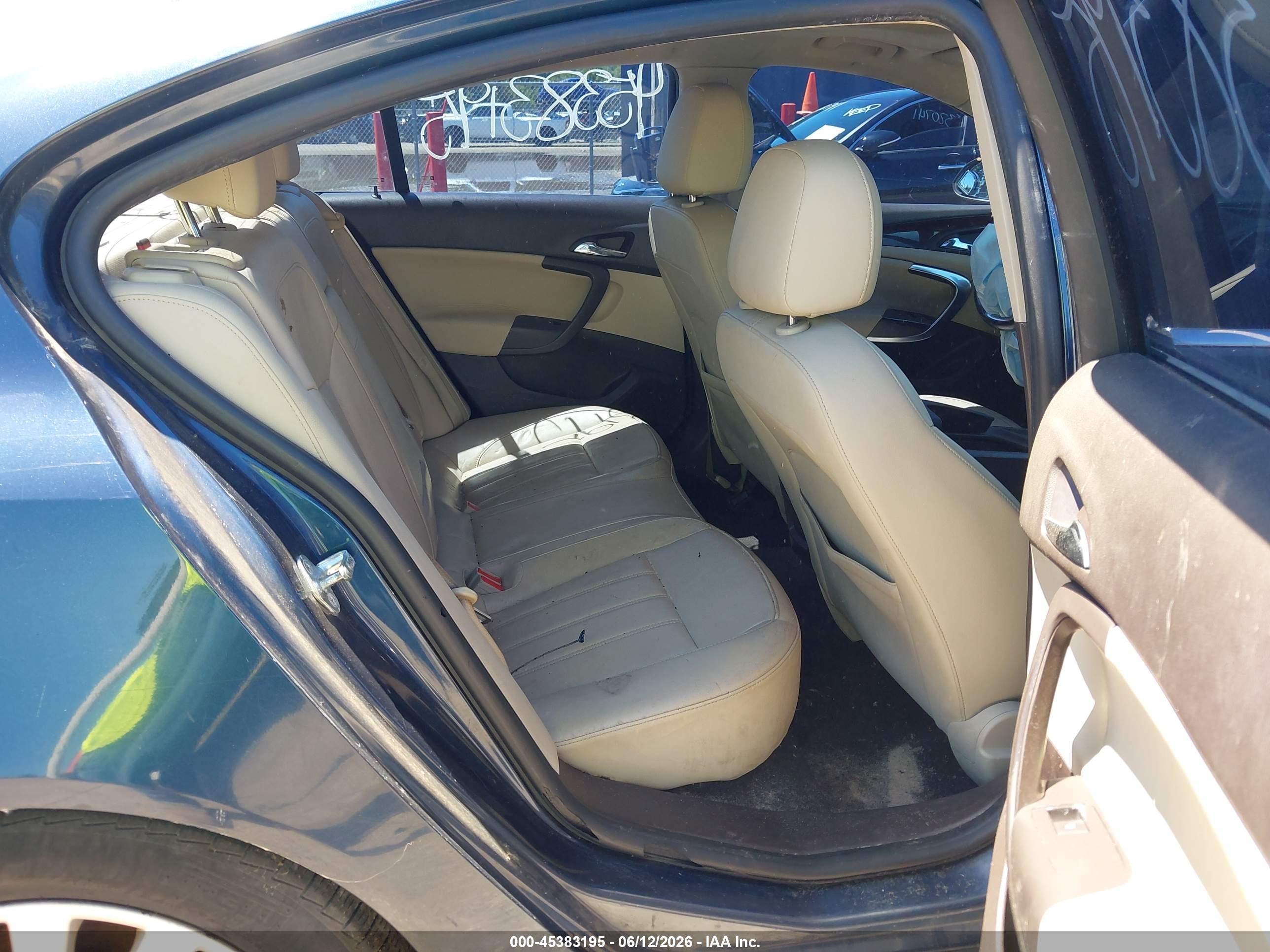 2011 Buick Regal Cxl Russelsheim Blue vin: W04GS5EC5B1055558
