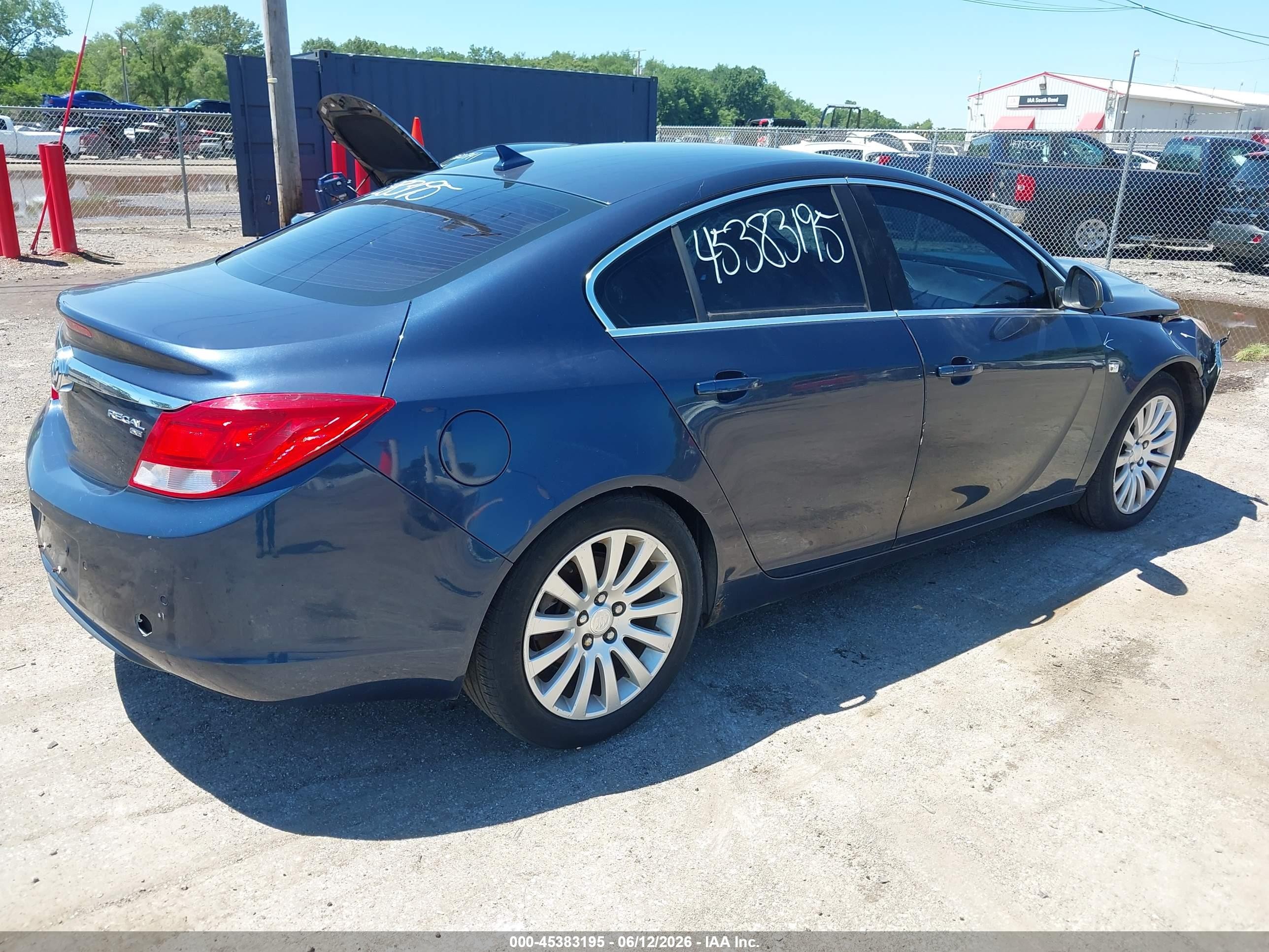 2011 Buick Regal Cxl Russelsheim Blue vin: W04GS5EC5B1055558