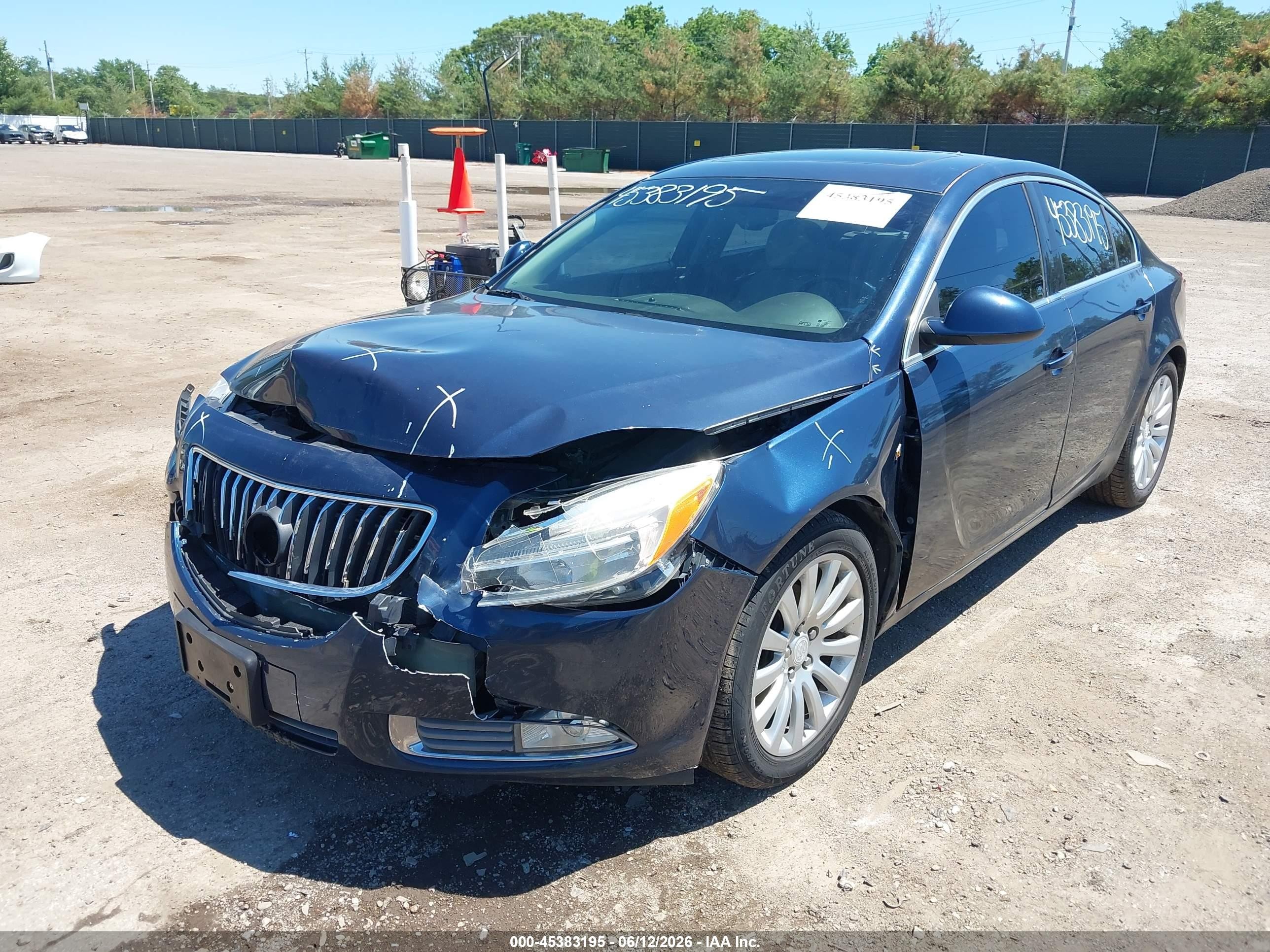 2011 Buick Regal Cxl Russelsheim Blue vin: W04GS5EC5B1055558